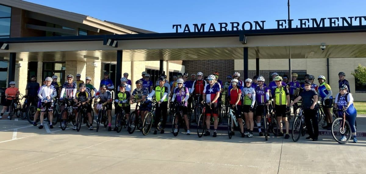 NWCC News - From the President 45 Cycling group at Tamarron Elementary, Northwest Cycling Club members ready for a ride.