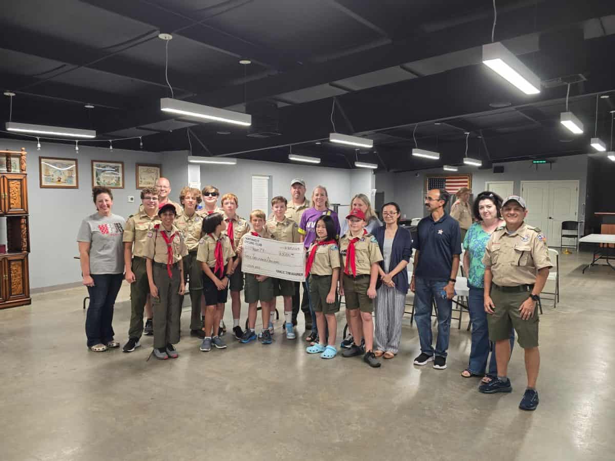 GTBN5692 NWCC Donation to Scout Troop 230 for Supporting 2024 Katy Flatland Century