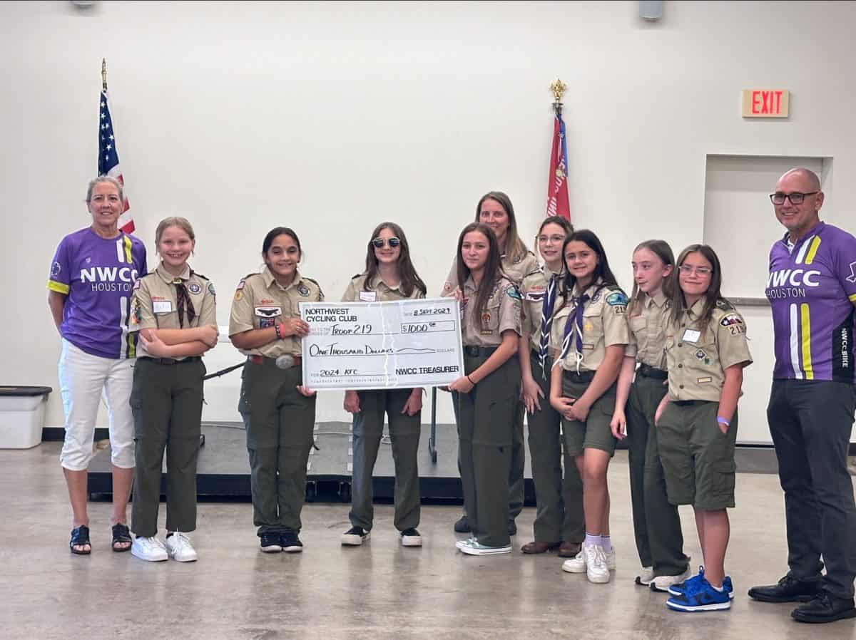 NWCC donation Presentation to Scout Troop 219 for supporting Rest Stop # 2 at Hempstead Middle School during the 2024 KFC. NWCC donation Presentation to Scout Troop 219 for supporting Rest Stop # 2 at Hempstead Middle School during the 2024 KFC.