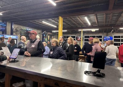Cycling In Houston - NWCC Recent Activities Gallery 614 People socializing at Northwest Cycling Club event in a brewery.