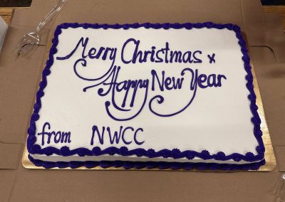 Cycling In Houston - NWCC Recent Activities Gallery 653 Christmas and New Year greeting cake from Northwest Cycling Club (NWCC).