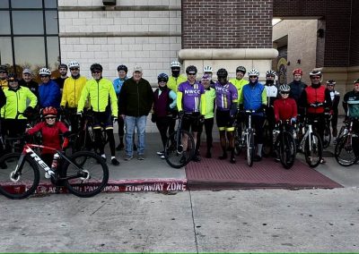 Cycling In Houston - NWCC Recent Activities Gallery 583 Cycling group at Northwest Cycling Club ready for ride, promoting outdoor biking and active lifestyle.