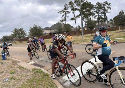 Cycling In Houston - NWCC Recent Activities Gallery 556 Cycling group ride in Northwest Texas for community biking events and inclusive bike tours.