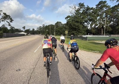 Cycling In Houston - NWCC Recent Activities Gallery 494 Group cycling ride with Northwest Cycling Club on scenic open road.