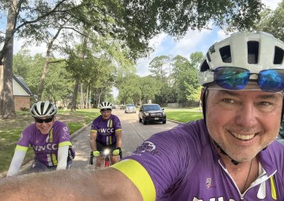 Cycling In Houston - NWCC Recent Activities Gallery 473 Friendly cyclists from Northwest Cycling Club enjoying a group ride on a sunny day in Houston.