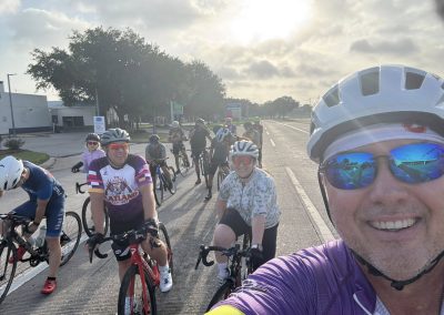 Cycling In Houston - NWCC Recent Activities Gallery 463 Cycling group from Northwest Cycling Club riding together on a sunny day for fitness and community.