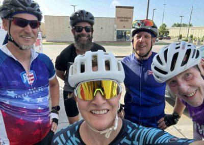 Cycling In Houston - NWCC Recent Activities Gallery 428 Friendly cyclists group enjoying a ride together in Northwest Cycling Club event.