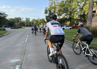 Cycling In Houston - NWCC Recent Activities Gallery 374 Group cycling ride, Northwest Cycling Club, biking in community, bike rally, outdoor cycling event.