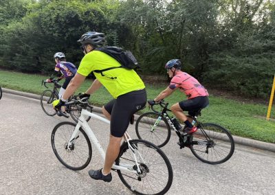 Cycling In Houston - NWCC Recent Activities Gallery 335 Group cycling ride with Northwest Cycling Club in scenic outdoor setting, promoting fitness and community.