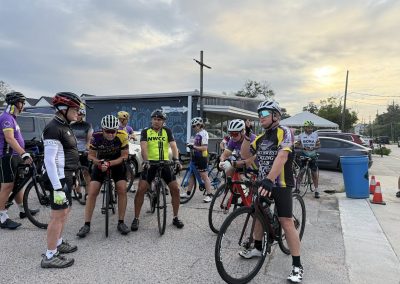 Cycling In Houston - NWCC Recent Activities Gallery 296 Cycling group training session at Northwest Cycling Club, outdoor bike ride with cyclists in gear.