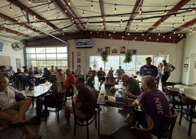 Cycling In Houston - NWCC Recent Activities Gallery 252 Indoor gathering of Northwest Cycling Club members at a bike-themed event or meeting.