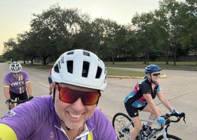 Cycling In Houston - NWCC Recent Activities Gallery 325 Group cycling ride with Northwest Cycling Club members in Houston, promoting fitness and community.