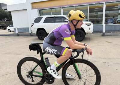 Cycling In Houston - NWCC Recent Activities Gallery 270 High-performance cyclist in NWCC Houston cycling jersey riding a road bike for fitness and sport.