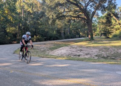 Cycling In Houston - NWCC Recent Activities Gallery 202 Cyclist riding on scenic outdoor trail in Northwest Cycling Club.