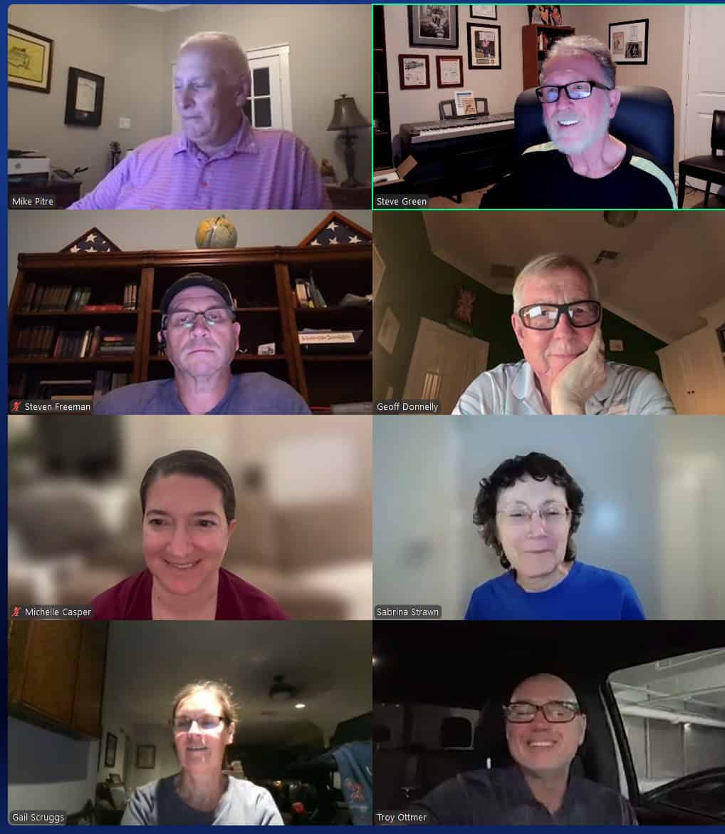 Board Meeting Minutes 6 Enjoying a virtual meeting of the Northwest Cycling Club, promoting community, cycling enthusiasm, and shared passion for biking.